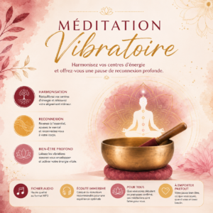 Méditation Vibratoire MP3 – Ancrage & Énergie (Racine et Sacré)