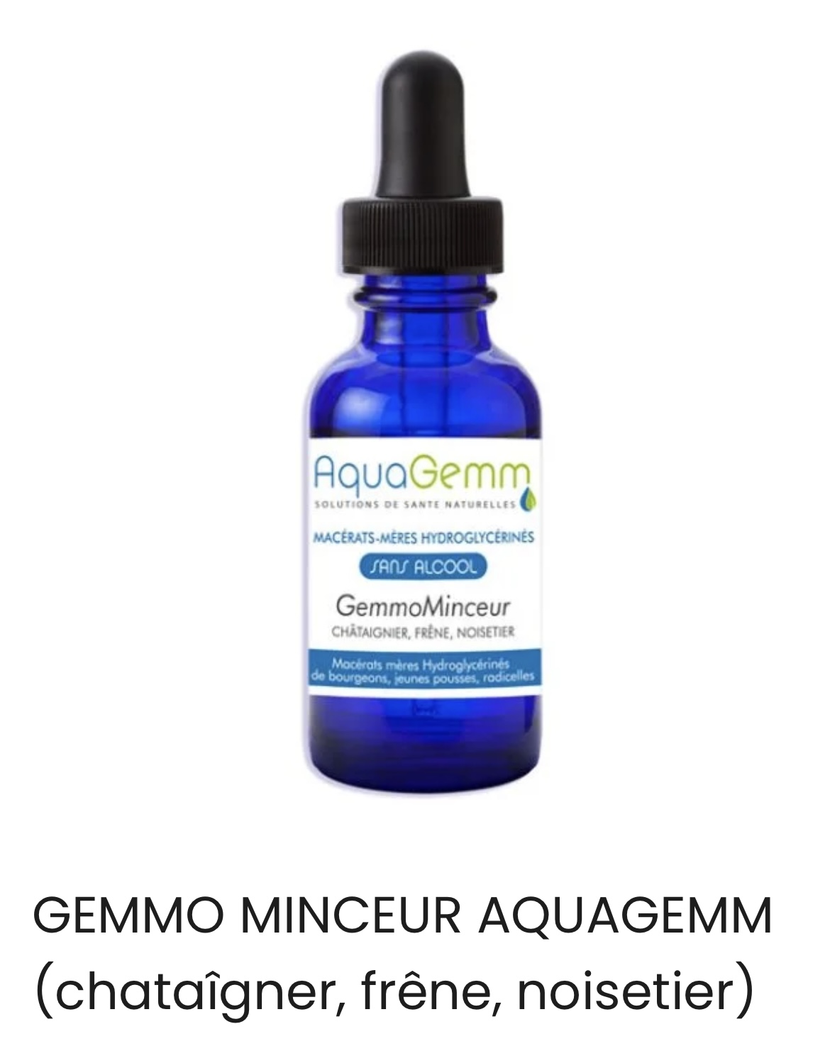 GEMMOMINCEUR AQUAGEMM – Élimination & Rétention d'eau (Sans Alcool & Bio)
